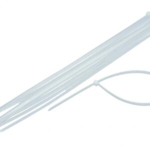 STAR PACK 33 WHITE CABLE TIES IN VARIED SIZES