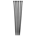 STAR PACK Black Cable Ties in 33 Assorted Sizes