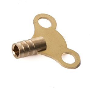 STAR PACK EASIGRIP BUTTERFLY SOLID BRASS RADIATOR KEY