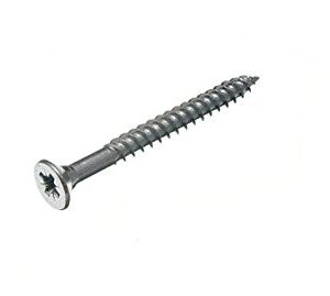 Star Pack of 10 Pozi Woodscrews CSK Twinthread 8 x 2 1/2'' (4 x 60)