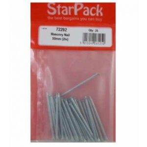 Star Pack of 20 Masonry Nails, 50mm