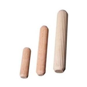 STAR PACK of 24 Wooden Dowels, M6 x 30mm