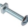 STAR PACK of 5 Roofing Bolts & Nuts M6 x 40mm