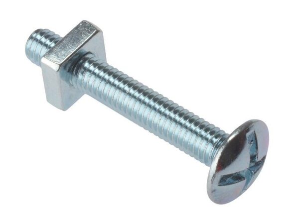 STAR PACK of 5 Roofing Bolts & Nuts M6 x 40mm