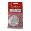 Star Pack White Plastic Sink Strainer Set - Includes 1 Large and 1 Small