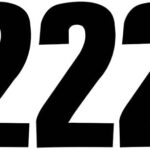 Starpack Black Self-Adhesive Number 2, 75mm, Pack of 3