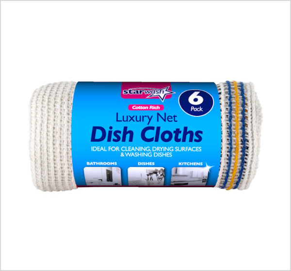 Starwash Premium Net Dishcloths Set of 6