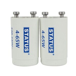 STATUS FSU Fluorescent Starter 4-65W, Pack of 2