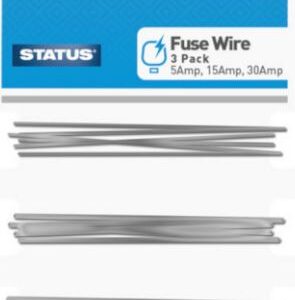 STATUS Fuse Wire Pack - 5A, 15A, 30A (Set of 3)