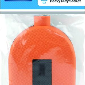 STATUS Heavy Duty Orange Socket, 1 Gang, 13A