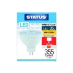STATUS MR16 4.5W / 35W Clear Warm White 2-Pin LED Bulb