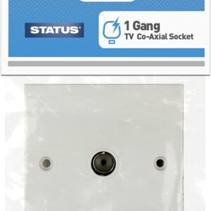 STATUS SINGLE COAXIAL TV ANTENNA OUTLET