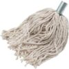 **Steel Clip**: This indicates that the mop head is equipped with a steel clip, which is likely used to secure the mop strands effectively. This feature enhances durability and...