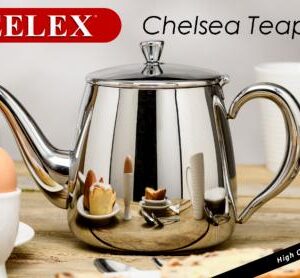 STEELEX CHELSEA 35OZ STAINLESS STEEL TEAPOT