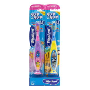 Step By Step Toothbrush for Ages 3-5 by Wisdom