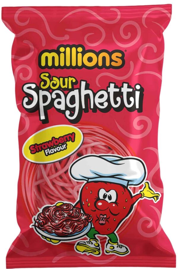 Strawberry Spaghetti Millions 120g