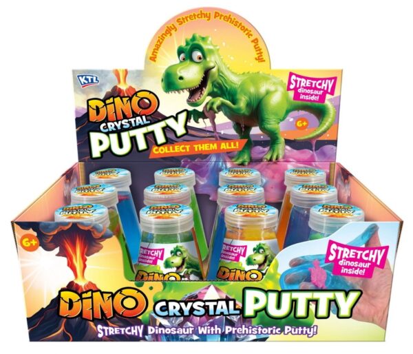 Stretchy Dinosaur Crystal Putty in CDU