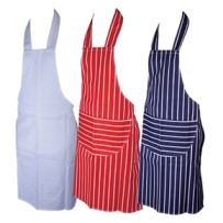 Striped Blue Cooking Apron