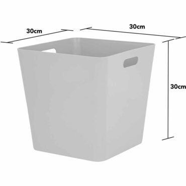 Studio Cube Basket 15.01 in Grey by WHAM