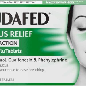 Sudafed 16-Count Mucus Relief Tablets