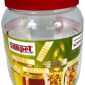 SUNPET 1000ML Round PET Plastic Food Storage Jar