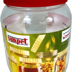 SUNPET 1500ML Round PET Plastic Food Storage Jar