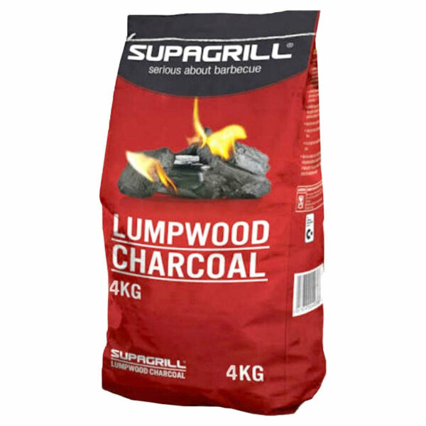 Supagrill Lumpwood Charcoal is a type of charcoal commonly used for grilling and barbecuing. It comes in a 4kg bag and is made from natural hardwood, which is carbonized to...