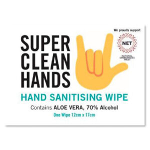 Super Clean Hand Sanitising Wipes are designed for effective hand hygiene on the go. A case of 1000 wipes is ideal for businesses, healthcare facilities, or any environment...