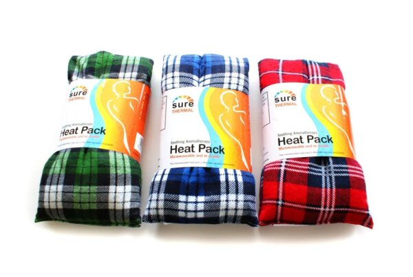 Sure Aromatherapy Thermal Heat Pack - Microwaveable Tartan