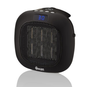 SWAN 700W Wall-Mounted Plug-In Fan Heater