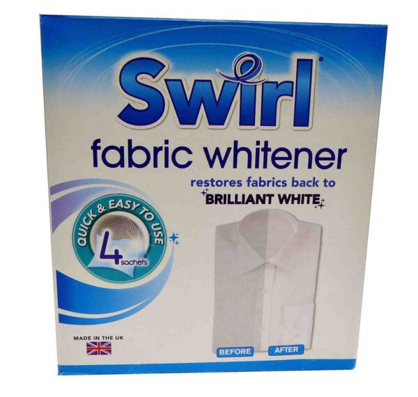 SWIRL FABRIC WHITENER, PACK OF 4 SACHETS (30 GM EACH)