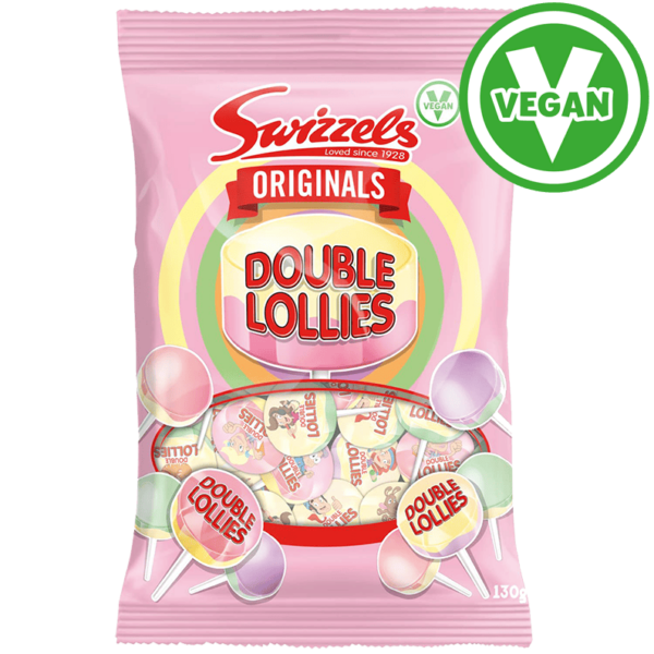 Swizzels Classics Double Lollipops 130g