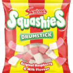 Swizzels Drumstick Squashies Raspberry & Milk Flavor 140g
