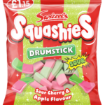 Swizzels Drumstick Squashies Sour Cherry & Apple Flavor 120g Priced at £1.15