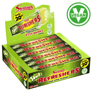 Swizzels Sour Apple Refreshers Chew Bar 18g 20P Price Marked Pack