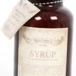 Syrup Glass Bottle with Cork Stopper