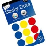 Tallon 19mm Colored Sticky Dots - Pack of 288, Model 9310