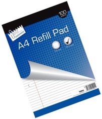 TALLON A4 LINED NOTEBOOK REFILL