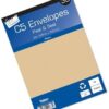 Tallon C5 Manila Envelopes - Pack of 30 - Peel and Seal Closure