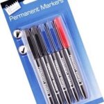 Tallon Fast-Drying Permanent Markers - Pack of 5