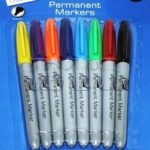 Tallon Permanent Markers - Pack of 8 - Assorted Colors