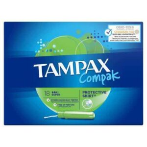 Tampax Compak Super Pack of 18