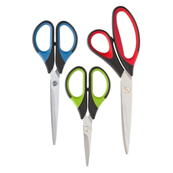 Taylors Eye Witness 3-Piece Soft Grip Scissor Set