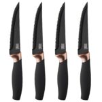 TAYLOR'S EYE WITNESS BROOKLYN 4-PIECE COPPER STEAK KNIFE SET