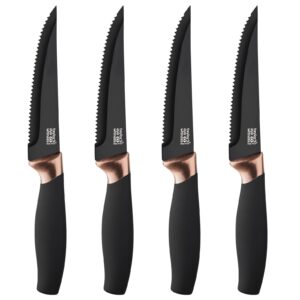 TAYLOR'S EYE WITNESS BROOKLYN 4-PIECE COPPER STEAK KNIFE SET