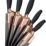 TAYLOR'S EYE WITNESS BROOKLYN 5-PIECE KNIFE BLOCK SET IN ROSE GOLD