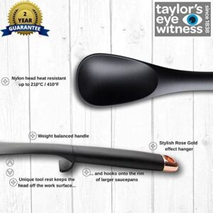 Taylors Eye Witness Nonstick Nylon Basting Spoon with Brass Handle