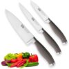 TAYLOR'S EYE WITNESS SYRACUSE 3-PIECE KNIFE SET FOR THE KITCHEN