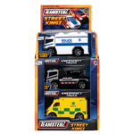 Teamsterz 4-Inch Emergency Vehicle Set in Box