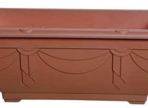 Terracotta 40cm Whitefurze Venetian Window Box/Planter